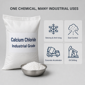 Champ pétrolifère industriel forant le chlorure de calcium 94% granule la fonte de glace <span class=keywords><strong>25</strong></span> kilogrammes de flocons avec la capacité de fonte de glace 77% min - Product Image 4