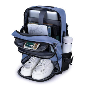 男女兼用スポーツビジネス旅行バックパック男性ウェットドライ分離屋外ノートパソコン用バックパック靴ポケット付き - Product Image 3