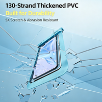 Summer Beach Surf & Swimming Diving Transparent Touchscreen Window Mobile Phone Case Waterproof PU Bag