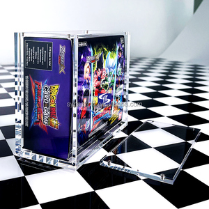 SYP Venta al por Mayor: Estuche Acrílico Transparente para BANDAI <span class=keywords><strong>Super</strong></span> <span class=keywords><strong>Dragon</strong></span> <span class=keywords><strong>Ball</strong></span> Heroes Extra Booster Pack 3 con Tapa Magnética Fuerte - Product Image 2