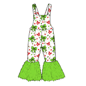Combinaisons personnalisées pour bébés filles, imprimé Noël Père Noël, manches longues, en Spandex/Coton Biologique, douces, vêtements de boutique tendance - Product Image 4