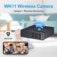 QZT Mini caméra Wifi 1080p Hd Version nocturne Micro enregistreur caméscopes sans fil Surveillance vidéo caméras Ip rotation 180 degrés
