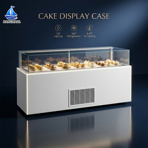 Vitrine Réfrigérée Commerciale BANGMAOL pour Sandwichs en Îlot avec Couvercle Coulissant en Verre, Présentoir Réfrigéré pour Gâteaux, Pâtisseries, Sushi et Fruits - Product Image 4