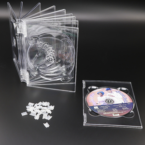 SUNSHING CD/DVD/Blu-ray Case with Multi CD Digi Tray Clear Double DVD Digi Trays Multidisc Digipak Sets for Media Storage - Product Image 4