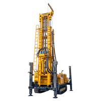 Foreuse à chenilles diesel pour puits d'eau, profondeur 750m, machine de forage DTH pour roche, prix usine Chine