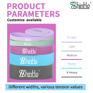Shinho Custom Latex Super Band 2.0 Fascia Elastica di Resistenza per Allenamento di Forza all'Aperto e al Chiuso, Esercizi di Yoga e Pilates - Product Image 6