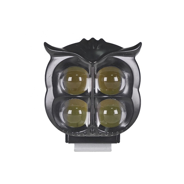 Owl Led Mini Motor Lamp Fog Auxiliary White Yellow Color Light Spotlight Suit for Off-roadcar Truck jeep Other Car Light System