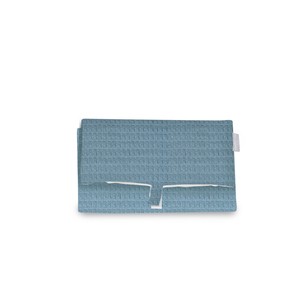Materasso fasciatoio in cotone da viaggio 45x75cm Mod. Nido De Abeja colore blu benzina - Product Image 1