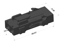 Arroseur de tir à l'arc, 2 Circuits verticaux, 10.00mm, 1 rangée