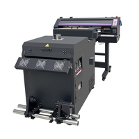 Imprimante DTF double tête 24 pouces colorée, neuve, grand format, pour impression sur vinyle et T-shirts, machine d'impression sur Teflon