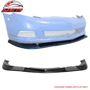 Compatible con Chevy Corvette 05-13 C6 Base, Alerón Inferior Delantero Estilo ZR1, PU de 3 Piezas, Accesorio Exterior de Alta Calidad - Product Image 1