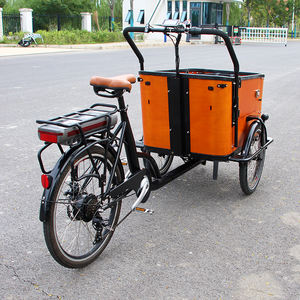 Tricycle électrique pour adulte Hollande aux normes de l'UE/bakfiets/<span class=keywords><strong>cargobike</strong></span> Bakfiet remorque E-cargo Bike boîte de chargement à chargement frontal - Product Image 3
