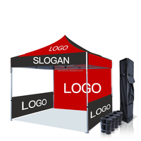 Marquesina plegable de aluminio impermeable con estampado personalizado, carpa para eventos al aire libre, tienda de feria para venta, precio barato, 10x10