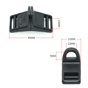 Custom Made Dog <b>Leash</b> Buckles Black Plastic Quick Release <b>Pet</b> Collar Fasteners For Harnesses A470 - Product Image 3