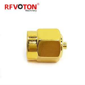 Nhà Máy Giá thấp Adaptor SMA nam cắm để ufl U.FL <span class=keywords><strong>mhv</strong></span> nam Macho Brass <span class=keywords><strong>RF</strong></span> Coaxial Coax Adapter trong kho Adaptor kết nối - Product Image 2