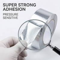 Cinta de Aluminio Industrial para Conductos HVAC con Adhesivo Acrílico para Aislamiento de Tuberías, Barrera de Vapor, Sellado OEM