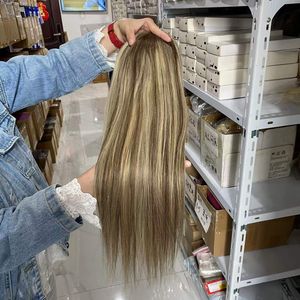 Cabello humano 5,5*6,5 Mono encaje Topper Ombre Color con resaltado Mono encaje suizo fino Mono encaje frontal tupé mujeres - Product Image 1