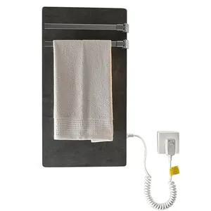 高品质热销壁挂式毛巾烘干轨电加热毛巾架浴室烘干机取暖器