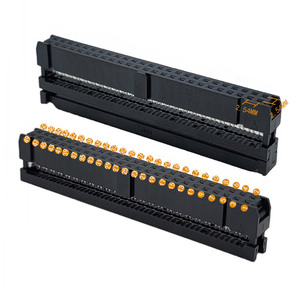 IDC连接器6 <span class=keywords><strong>p</strong></span> 8p 10p 12p 14p 16 <span class=keywords><strong>p</strong></span>扁平带状电缆2.54毫米节距线对板母矩形双排3pcs FC连接器 - Product Image 4