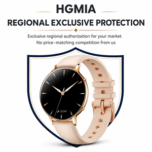 Montre connectée ultra-fine pour femmes M201, écran AMOLED de 1,32 pouce, suivi du cycle, fréquence cardiaque, oxygène sanguin, IP68, OEM, ODM, logo personnalisé - Product Image 4