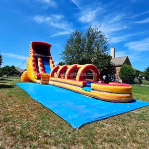 Tobogán de agua inflable gigante inflable GMY y tobogán de deslizamiento inflable Gigante Acuatico Para Adultos tobogán de piscina inflable - Product Image 5