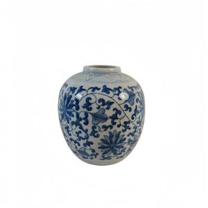 <span class=keywords><strong>Maceta</strong></span> <span class=keywords><strong>de</strong></span> cerámica Jingdezhen azul y blanca con diseño <span class=keywords><strong>de</strong></span> pavo real y peonía, adorno decorativo. - Product Image 3