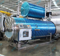 Autoclave de pulvérisation à haute température contrôlée par PLC SUMPOT pour les conserves de thon et de bœuf