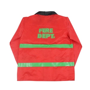 Costumes d'Halloween Ensemble de déguisement de <span class=keywords><strong>pompier</strong></span> Costume de <span class=keywords><strong>pompier</strong></span> <span class=keywords><strong>rouge</strong></span> Tenue uniforme jour de carrière Costume de <span class=keywords><strong>pompier</strong></span> Cosplay pour enfants - Product Image 2