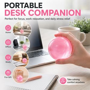 Custom 2026 New Coconut Oil Fidget Slow Rising Shapeable <b>Squeeze</b> <b>Ball</b> Portable Desk Squishy Toy for Stress Relief Gift - Product Image 3