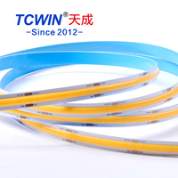 Tcwin Offres Spéciales IP20 Led Cob Bande Lumineuse pour Tv bar vitrine Super Lumineux Flexible Led Pro Max App Control