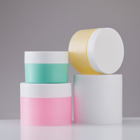Pot en plastique à double paroi épaissi pour crème 100ML 200ML 300ML 400ml, contenant cosmétique pour crème visage, emballage en gros pour soins de la peau