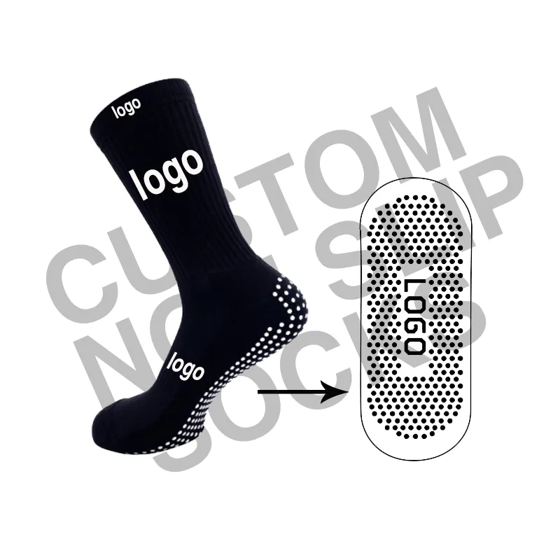 Non Slip Socks Free Custom Design Soccer Socks Anti Slip Sport Football Soccer Athletic Grip Socks