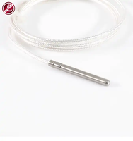 Sonda Termoeléctrica Impermeable de 50 mm Fabricada en China, Resistencia Térmica PT100, Sensor de Temperatura RTD PT100