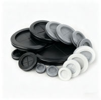 Passe-câble rond en caoutchouc double face personnalisé, bouchon flexible en caoutchouc pour la protection et l'étanchéité des câbles