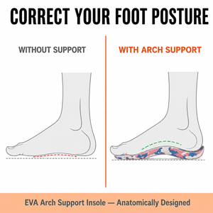 Semelles orthopédiques en EVA haute densité, non pliables, soutien de la <span class=keywords><strong>voûte</strong></span> <span class=keywords><strong>plantaire</strong></span>, correction des pieds plats, soulagement de la douleur au pied, semelles orthopédiques pour chaussures - Product Image 4