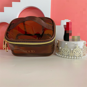 Sac à cosmétiques transparent multifonctionnel en plastique PVC Logo personnalisé - Product Image 6