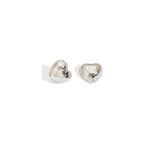 ต่างหูแบบติดหู รูปหัวใจ สแตนเลสสตีล 316L ชุบทอง PVD เครื่องประดับแฟชั่น - Product Image 1