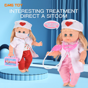 Kit de médecin de poupée infirmière chantante fille en gros d'usine avec poupée pour enfants jouet <span class=keywords><strong>interactif</strong></span> <span class=keywords><strong>docteur</strong></span> jouets jouer à faire semblant - Product Image 4