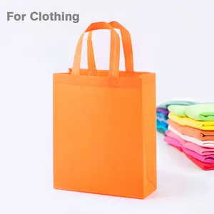 Grosir kustom cetak eco Non Woven Tote bag untuk pakaian hadiah kemasan sepatu tas belanja