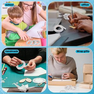 OEM Double Sided Craft Tape Manufacturer,Multi Size Adhesive Tape for <b>Scrapbooking</b>, Gift Wrapping, Paper Crafts & DIY Decoration - Product Image 5