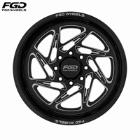 Jantes de camion forgées concaves FGD 28x14 28x16 30x14 30x16 4x4 tout-terrain 8x170 8x180 8x6.5 polies pour GMC Sierra F-250
