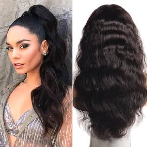 Perruque Full Real Human Hair Ladies Models en Europe et aux États-Unis Mode pour les jeunes femmes Body Wave Human Hair - Product Image 1