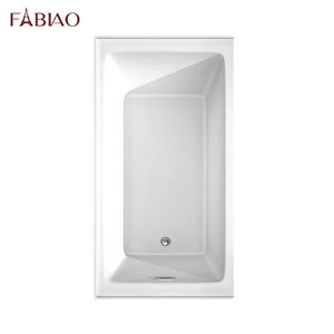 FGBIAO <span class=keywords><strong>Tablier</strong></span> Rectangle Blanc Nord-Américain Alcove Jupe Latérale <span class=keywords><strong>Baignoire</strong></span> Autoportante Avec CUPC - Product Image 6