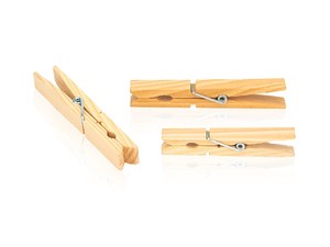 Pinces à linge en <span class=keywords><strong>bois</strong></span> de pin naturel de 7.2cm de long Mini pinces à linge en <span class=keywords><strong>bois</strong></span> avec ressort pour suspendre les vêtements et les cintres photo - Product Image 5