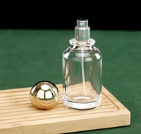 Flacons de parfum cylindriques en verre vides 30ml 50ml 100ml, distributeur de cosmétiques, pulvérisateur à pompe de forme plate, diffuseur à bâtonnets, en stock, offre spéciale
