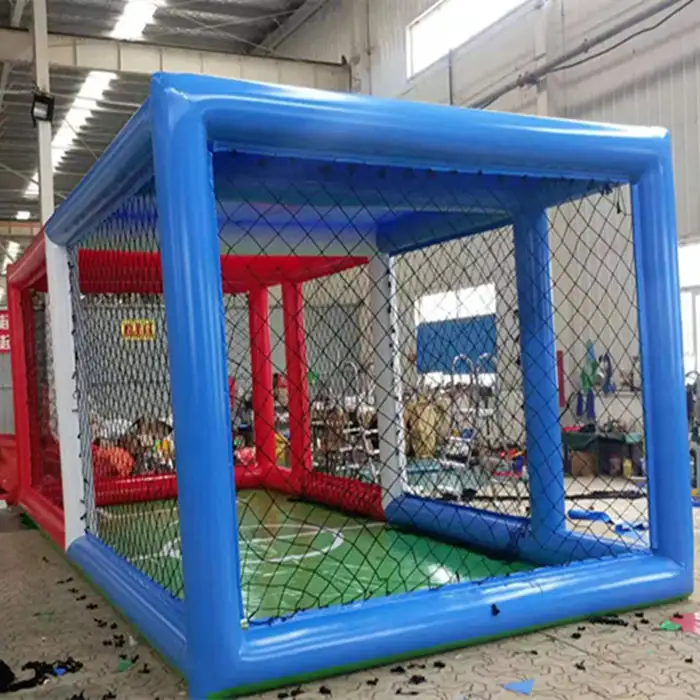 韓国のクライアントにエクスポートインフレータブルサッカーコートインフレータブルサッカーフィールドサッカートレーニング機器バブルサッカーをカスタマイズ