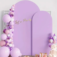 Support d'arche portable pour toile de fond de mariage, panneau d'arche solide pour photomaton, décor de fond réutilisable pour fêtes, mariages, anniversaires