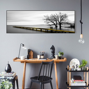 Đặt hàng số lượng lớn nhà máy Bán buôn giá tùy chỉnh khách sạn tường nghệ thuật với chất lượng cao vải in cây lớn bức tranh nghệ thuật tường cảnh quan - Product Image 3