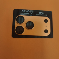 Protecteur d'objectif de caméra pour iPhone 17 Pro Max Air Film d'écran AR plaqué métal pour iPhone 17 Pro Protecteur d'écran de caméra