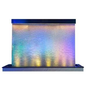 Fontaine décorative d'intérieur en treillis métallique argenté, style Art Déco, avec fonction d'eau, thème Fuji Rouge, <span class=keywords><strong>vente</strong></span> directe usine - Product Image 1